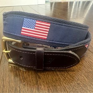 Vineyard vines belt- American Flag - men’s size 38